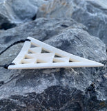Beef Bone Tāniko Pendant