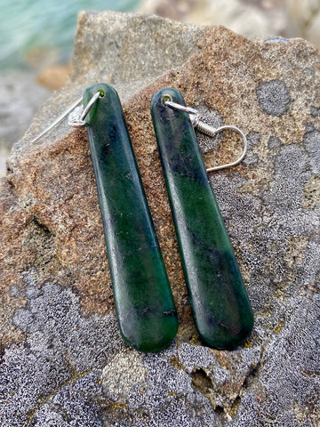 Pounamu Kuru Earrings