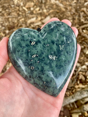 Large Pounamu Manawa