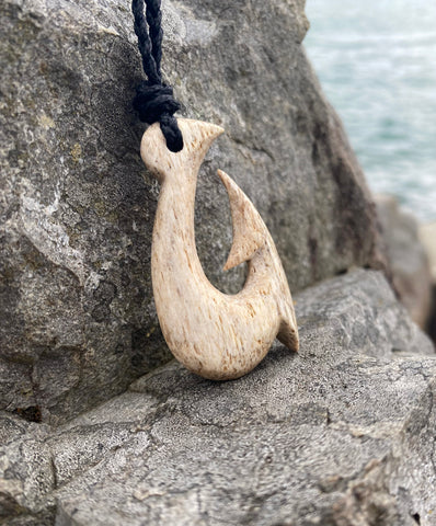 Fish in the Sea Wooden Necklace